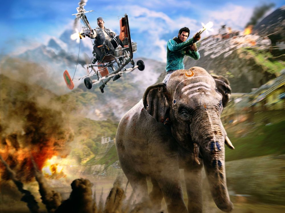 Far Cry 4, Loin un Cri Primal, Playstation 4, Jeu Pc, Composition Numérique. Wallpaper in 3000x2250 Resolution