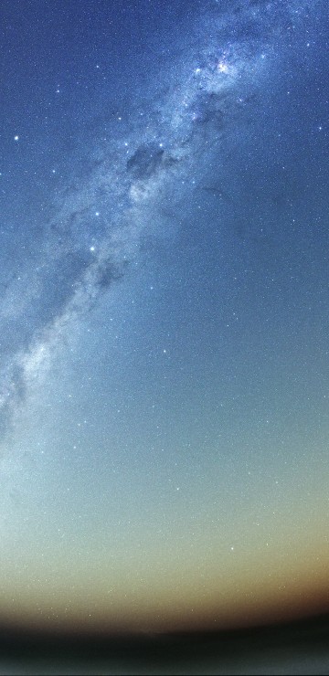 Image white and blue starry night