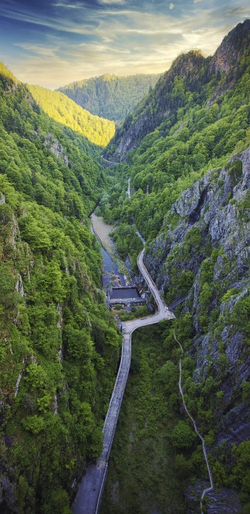 Image mountain, highland, fjord, mountainous landforms, valley
