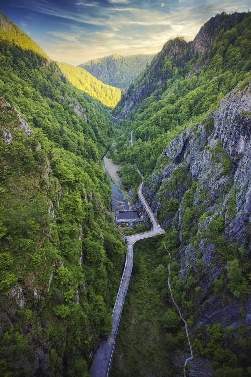 Image mountain, highland, fjord, mountainous landforms, valley