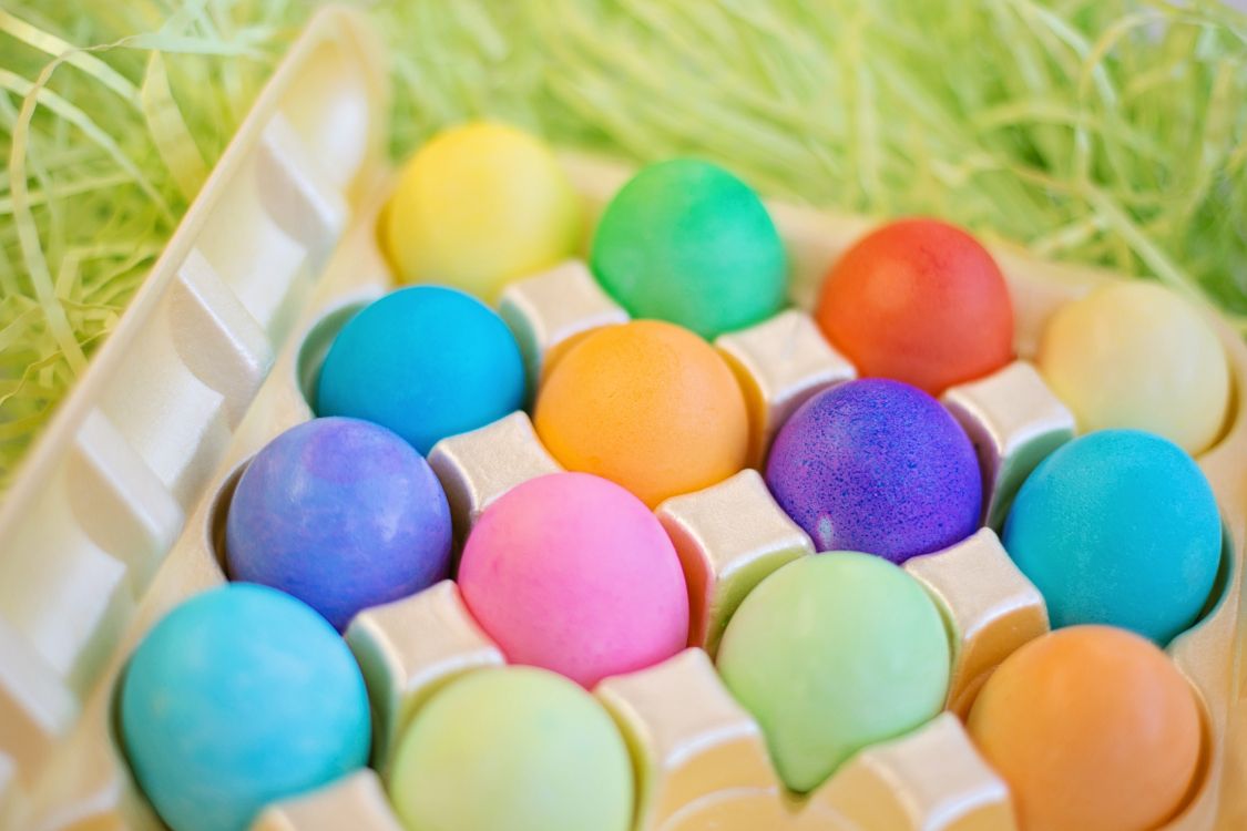 复活节彩蛋, 色彩, 食用色素, 复活节, 甜头 壁纸 4756x3170 允许