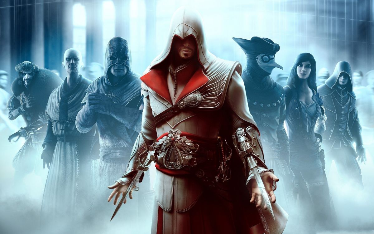 Assassins Creed Brotherhood, Assassins Creed II, Assassins Creed Unity, Assassins Creed III, Femme de Guerrier. Wallpaper in 2560x1600 Resolution