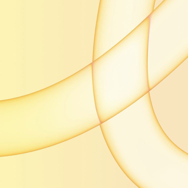 2021 IMac Advertising Wallpaper in Light Yellow for IPad or Desktop 壁纸 6016x6016 允许