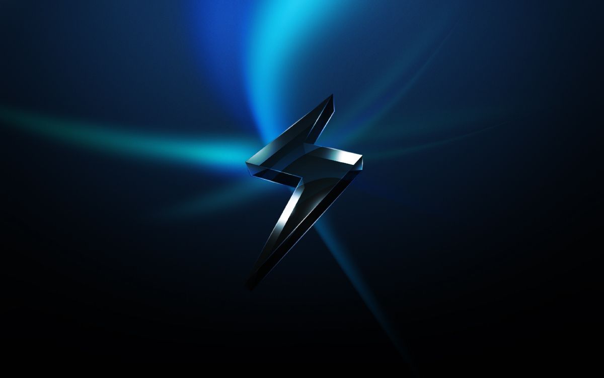 Ilustración de Estrella Blanca y Azul. Wallpaper in 3840x2400 Resolution