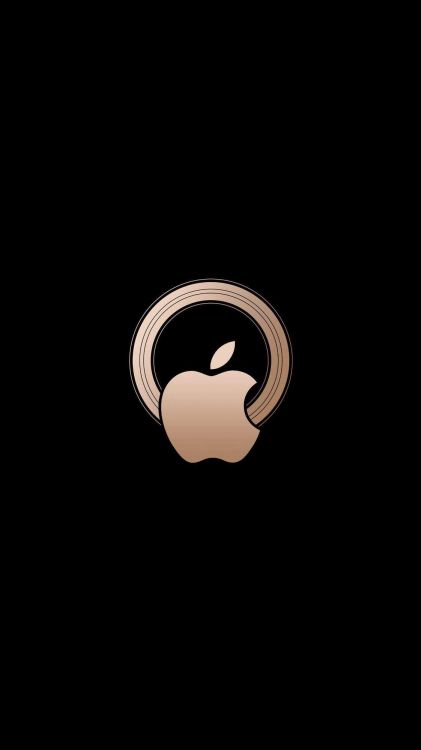 black and white apple logo