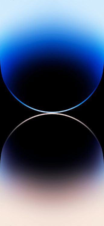 苹果, IOS 16, 智能手机, 气体, 电蓝色的 壁纸 1140x2478 允许