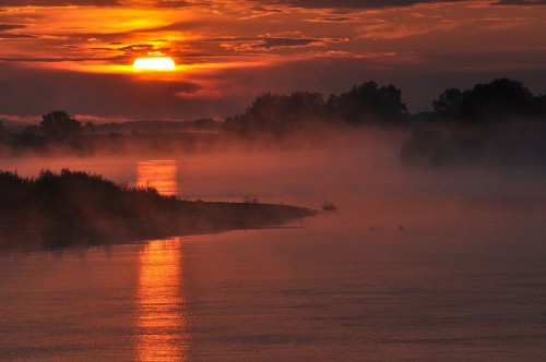 Image body of water during sunset