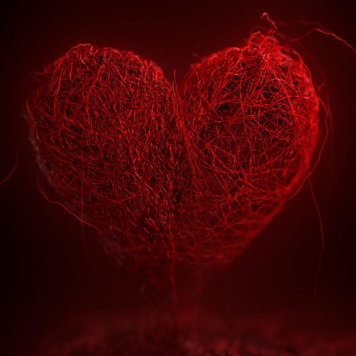 Image valentines day, red, heart, love, organ