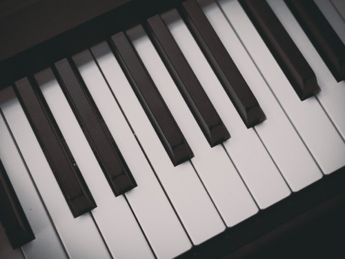 Image piano, keyboard, player piano, musical instrument, musical keyboard