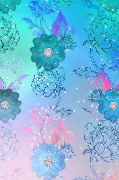 Flora, Azure, Azul, la Botánica, Textil. Wallpaper in 1488x2232 Resolution