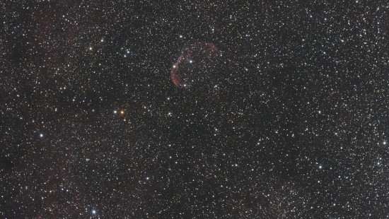Image red and black galaxy and stars