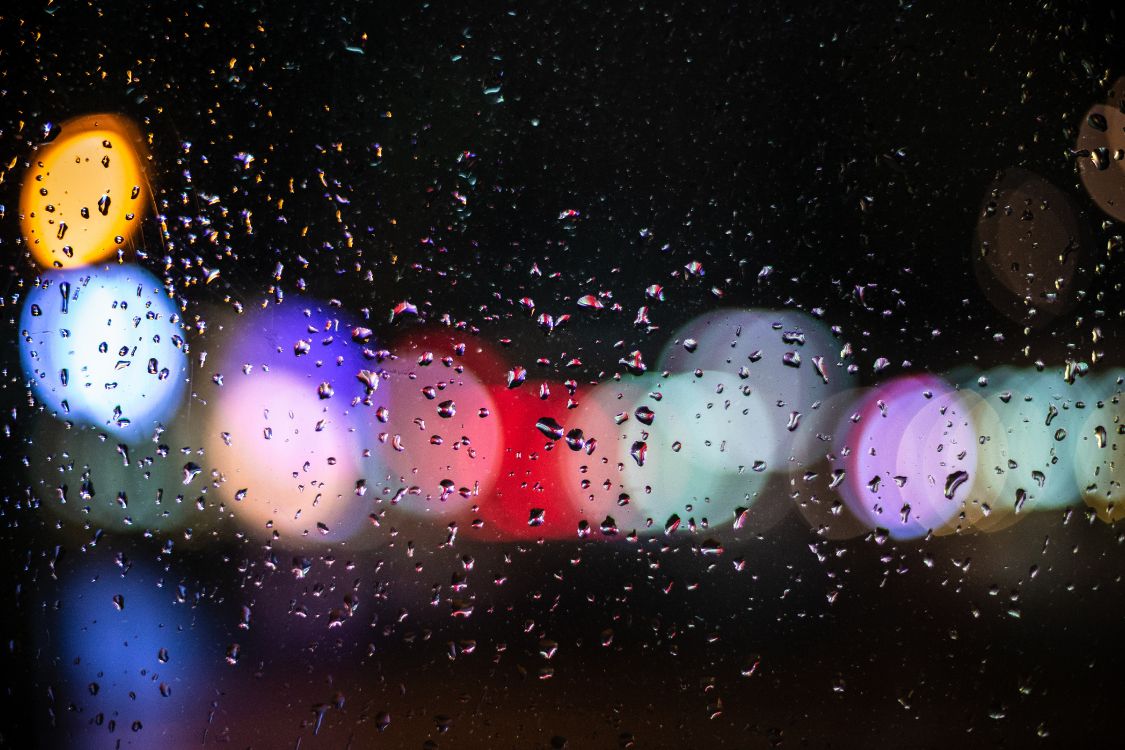 Éblouissement, Bokeh, Lumière, Eau, Pluie. Wallpaper in 5472x3648 Resolution