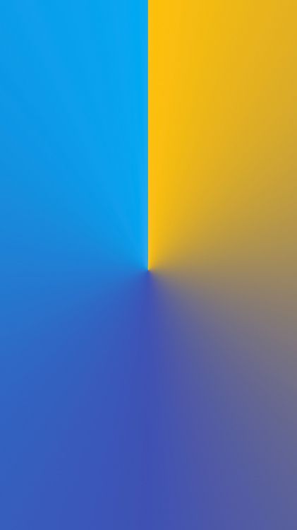 Couleurs Fractionnées, Bleu Sierra, Rectangle, de Teintes et de Nuances, Horizon. Wallpaper in 1242x2208 Resolution