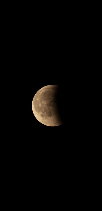 Image full moon in dark night sky
