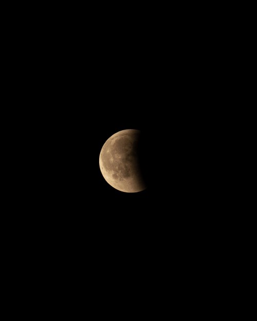 Image full moon in dark night sky