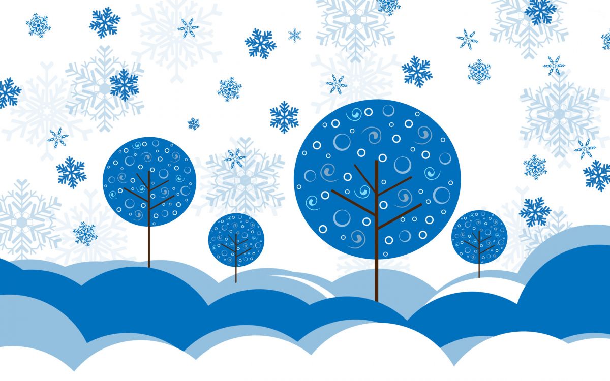 Blue and White Floral Design. Wallpaper in 2560x1600 Resolution