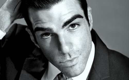 Image zachary quinto, forehead, chin, portrait, black and white