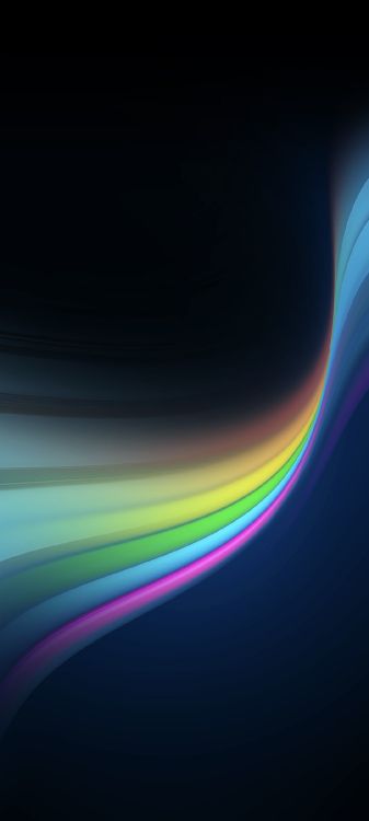 Virtueller Regenbogen, Regenbogen, Farbigkeit, Kunst, Veilchen. Wallpaper in 1080x2400 Resolution