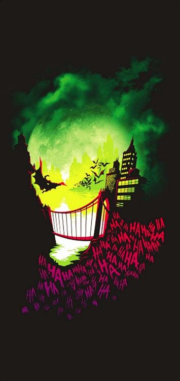 Awesome Joker, The Joker, Batman, Harley Quinn, Bane. Wallpaper in 1440x3040 Resolution