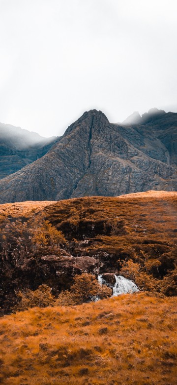 Image mountain range, mountain, highland, mountainous landforms, nature