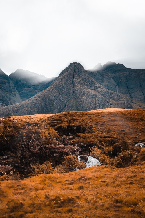 Image mountain range, mountain, highland, mountainous landforms, nature