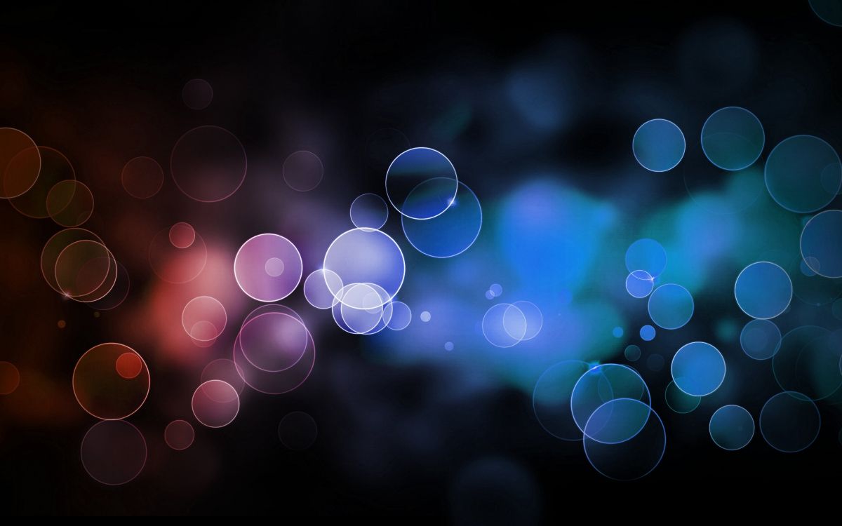 Blaue Und Rote Bokeh-Lichter. Wallpaper in 2560x1600 Resolution