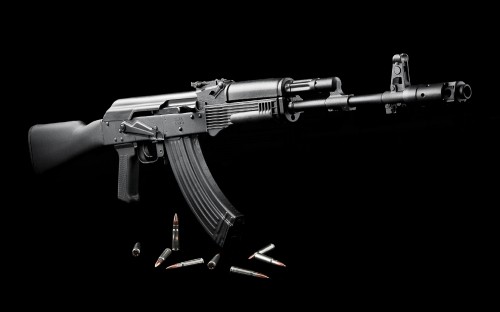 Image akm, firearm, gun, trigger, rifle