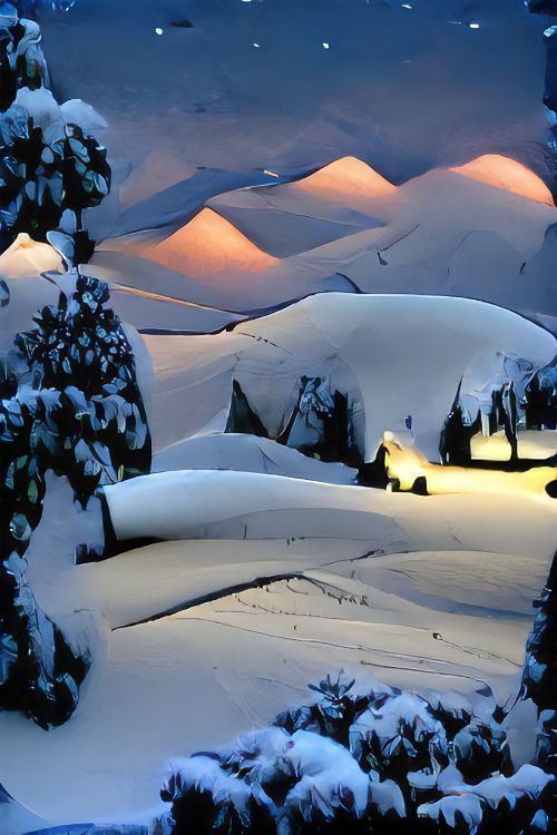 Schnee, Atmosphäre, Tageszeit, Licht, Natur. Wallpaper in 2560x3840 Resolution