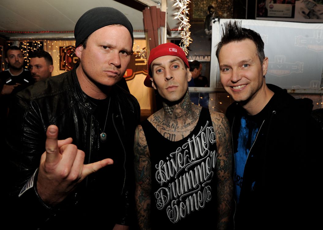 Tom DeLonge, Mark Hoppus, Travis Barker, Blink-182, Clin. Wallpaper in 4223x3000 Resolution