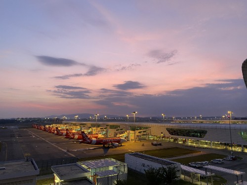 Image cloud, dusk, urban area, city, evening