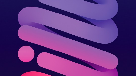 Image iPad Mini Stock Wallpaper in 4K Resolution (Purple) – Light (for iPhone)