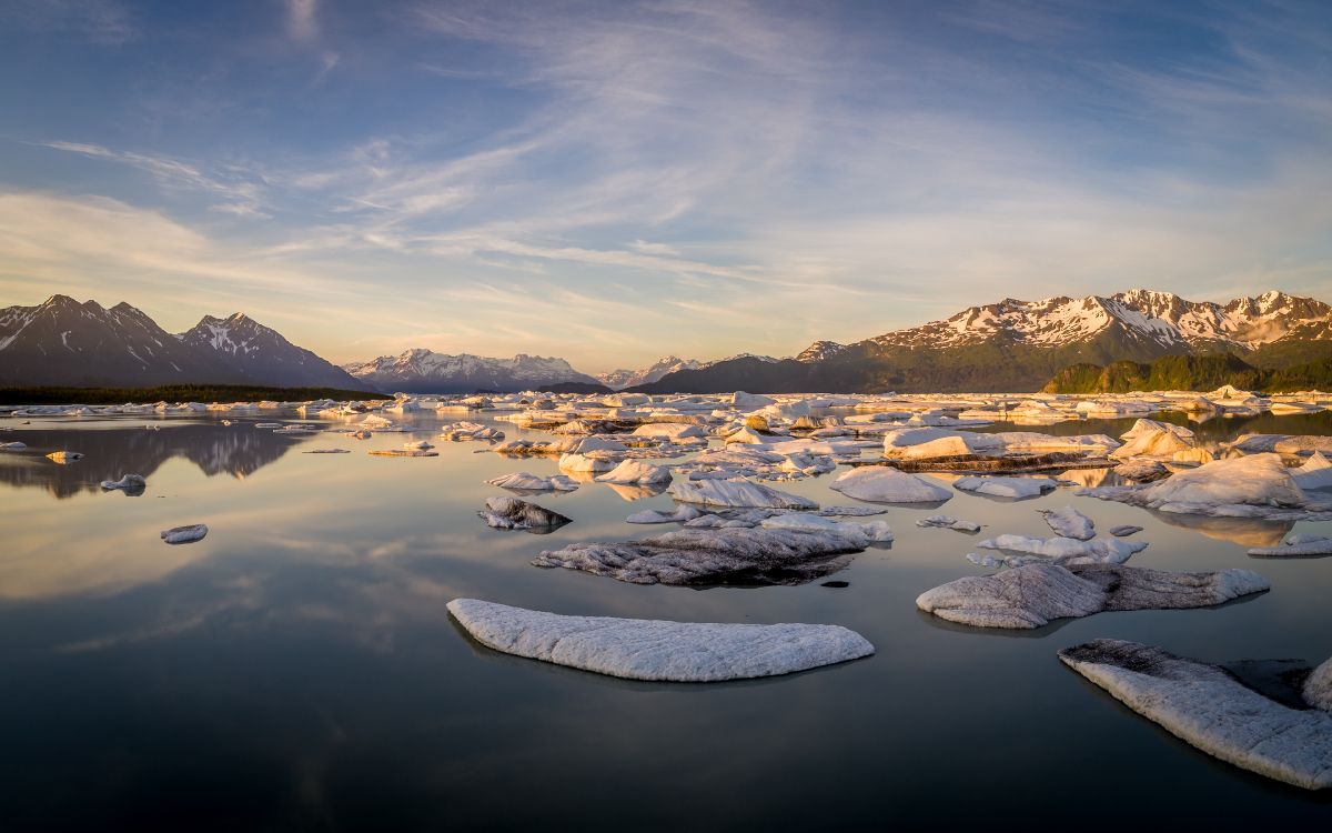 反射, 自然景观, 阳光, 银行 壁纸 3840x2400 允许