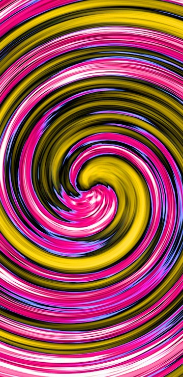 Image green white and purple spiral illustration