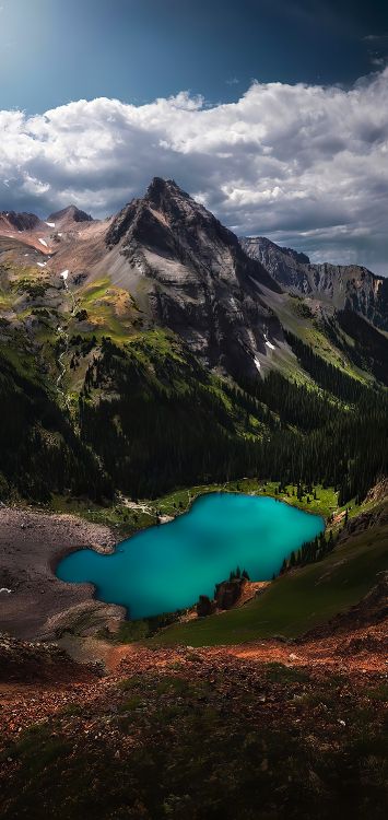 Naturaleza, Agua, Montaña, Los Recursos de Agua, Azure. Wallpaper in 1422x3000 Resolution