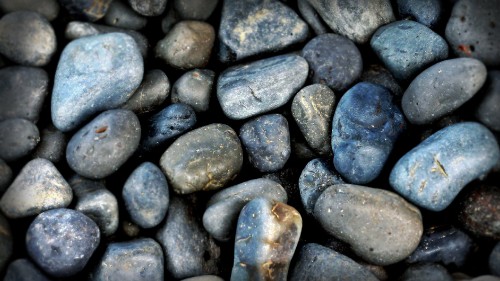 Image blue and gray stone fragments