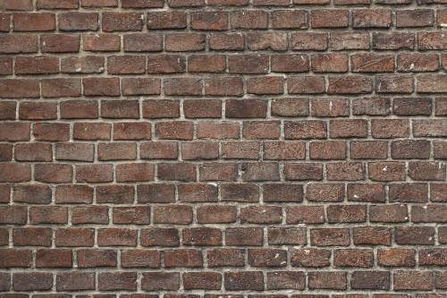 Image brown and white brick wall