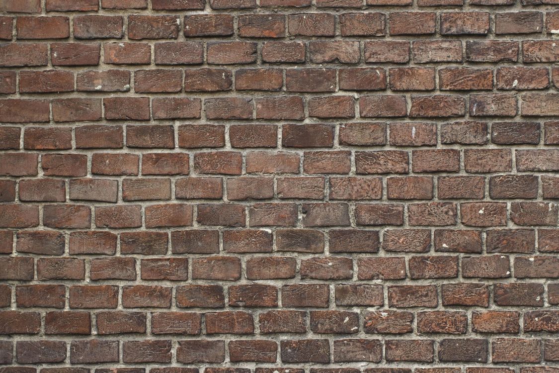 brown and white brick wall