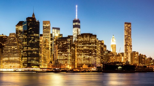 Image city skyline during night time