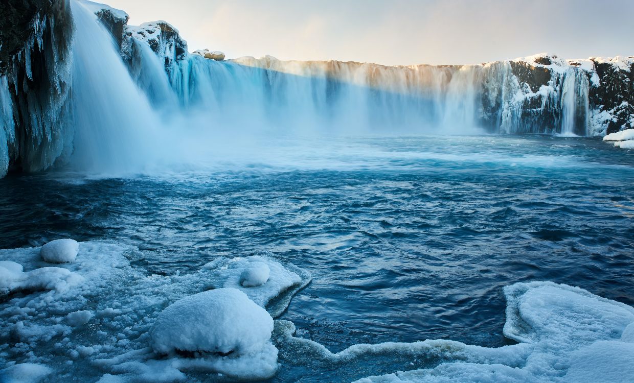 Goafoss, Goafoss-Wasserfall, Dettifoss, Gullfoss-Fälle, Mvatn. Wallpaper in 6817x4123 Resolution