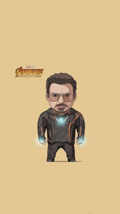 Cartoon, L'homme de Fer, Captain America, Panthère Noire, Superhero. Wallpaper in 1080x1920 Resolution