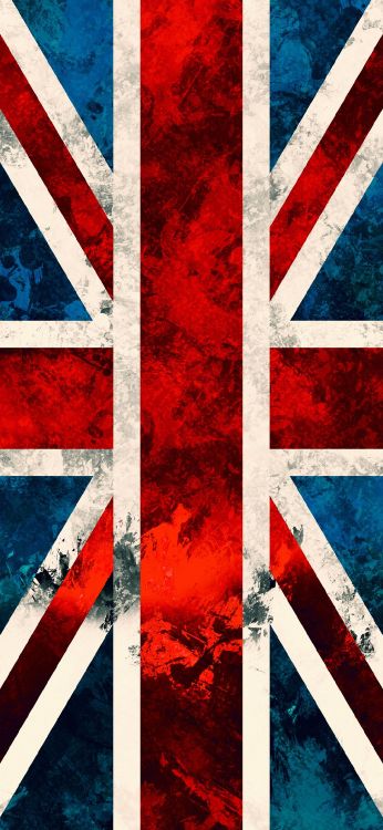 Flagge, Union Jack, Großbritannien, Flagge Von England, Flagge Von Großbritannien. Wallpaper in 1080x2340 Resolution