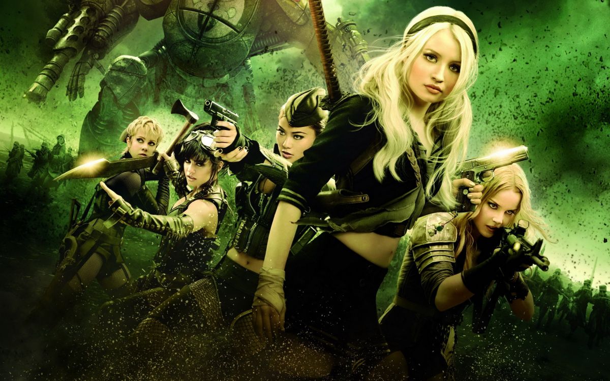 3 Frauen in Schwarz-grünem Langarmhemd Mit Schwertern. Wallpaper in 2560x1600 Resolution