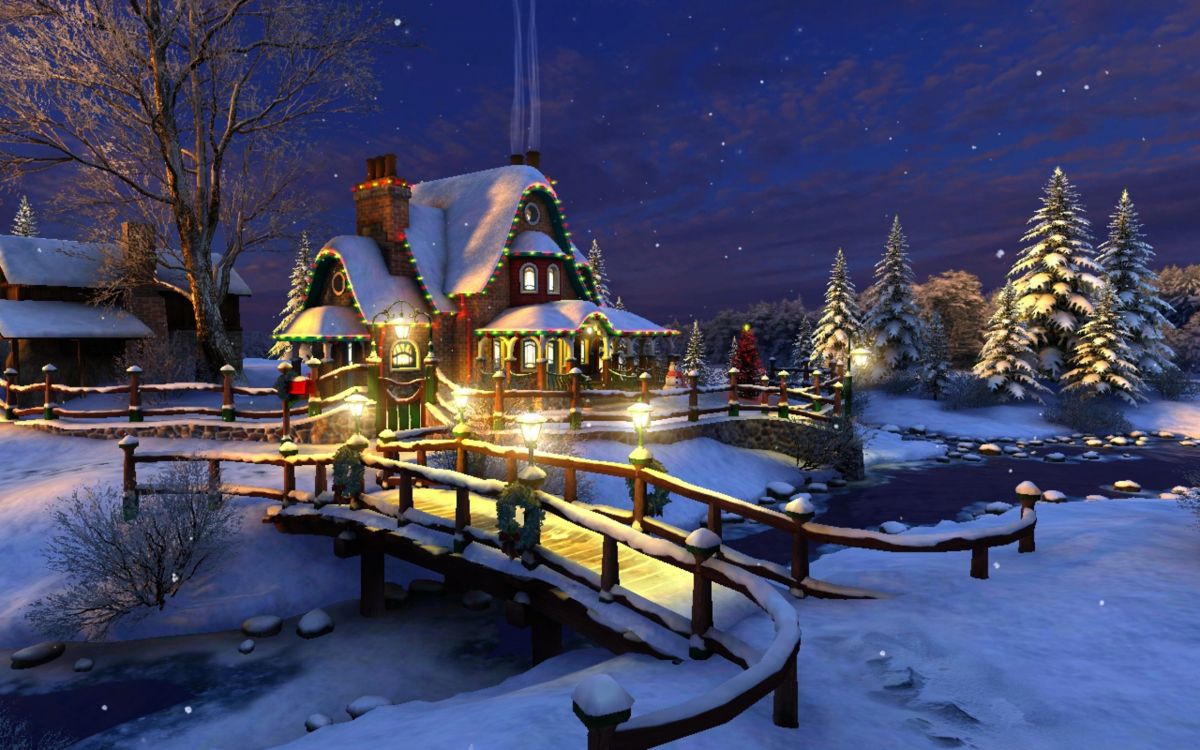 Nieve, Congelación, la Víspera de Navidad, Regalo, Atracción Turística. Wallpaper in 2560x1600 Resolution