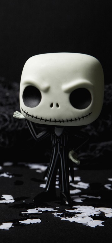 Image animation, skull, water, darkness, monochrome
