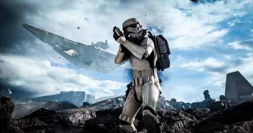 Image stormtrooper, star wars, star wars battlefront, cloud, sky