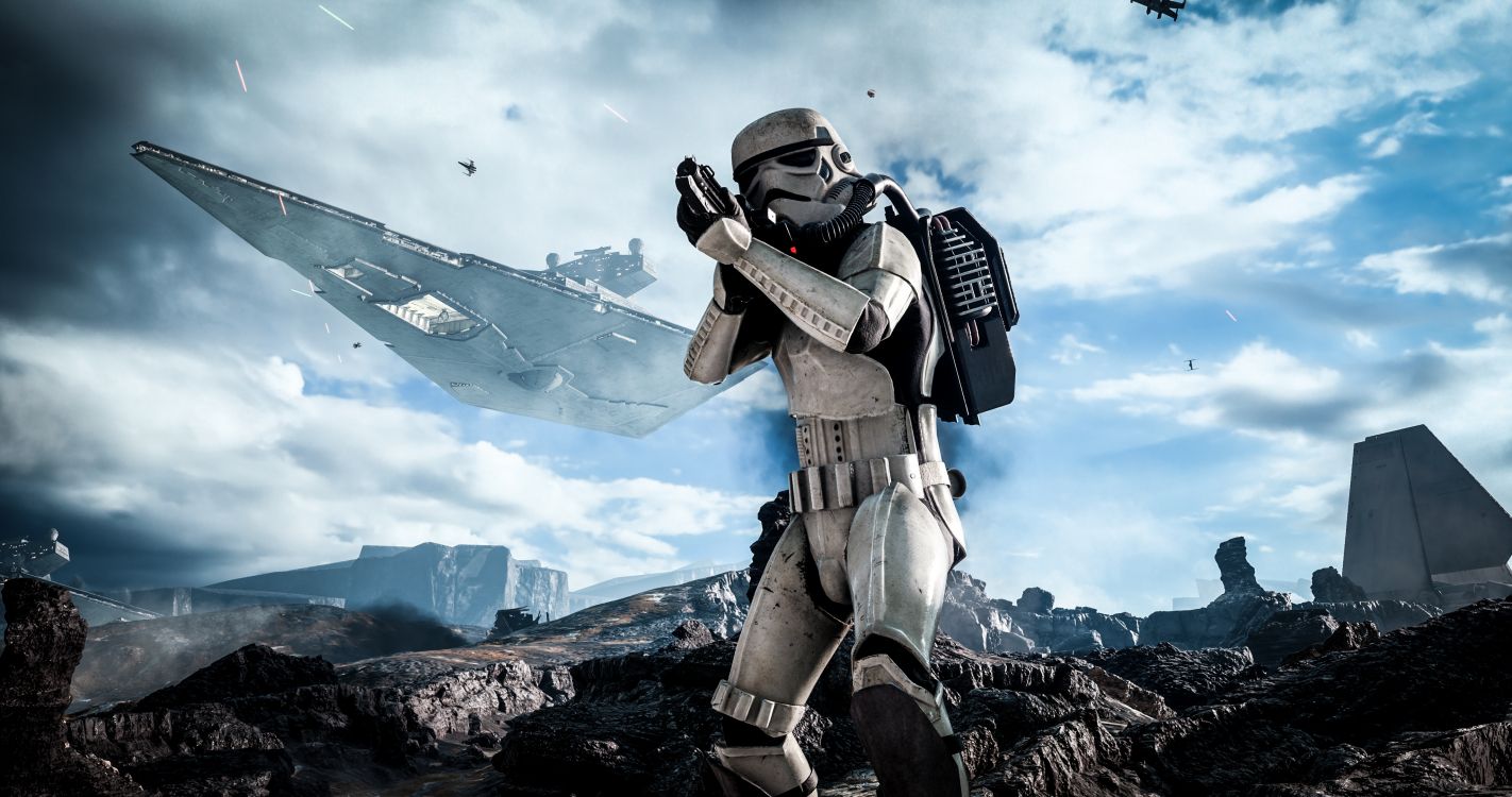 Stormtrooper, Star Wars, Star Wars Battlefront, Montaña. Wallpaper in 4096x2160 Resolution