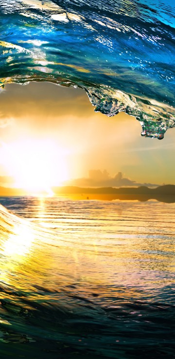 Image body of water during sunset