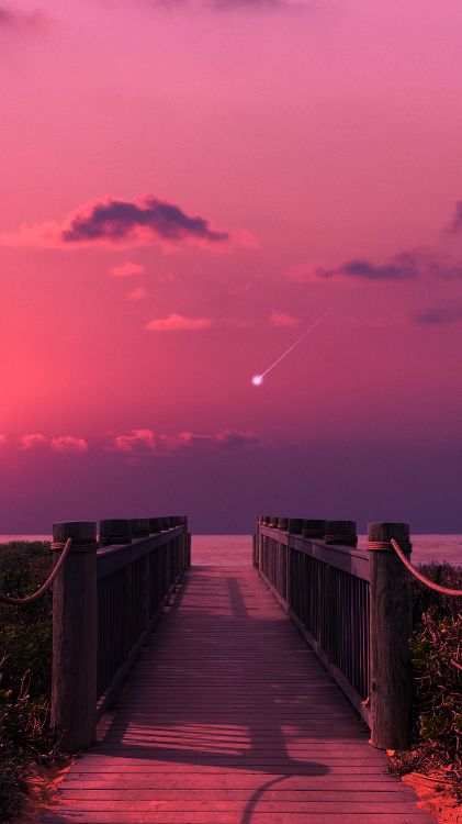 Cloud, Atmosphäre, Afterglow, Orange, Naturlandschaft. Wallpaper in 3240x5760 Resolution