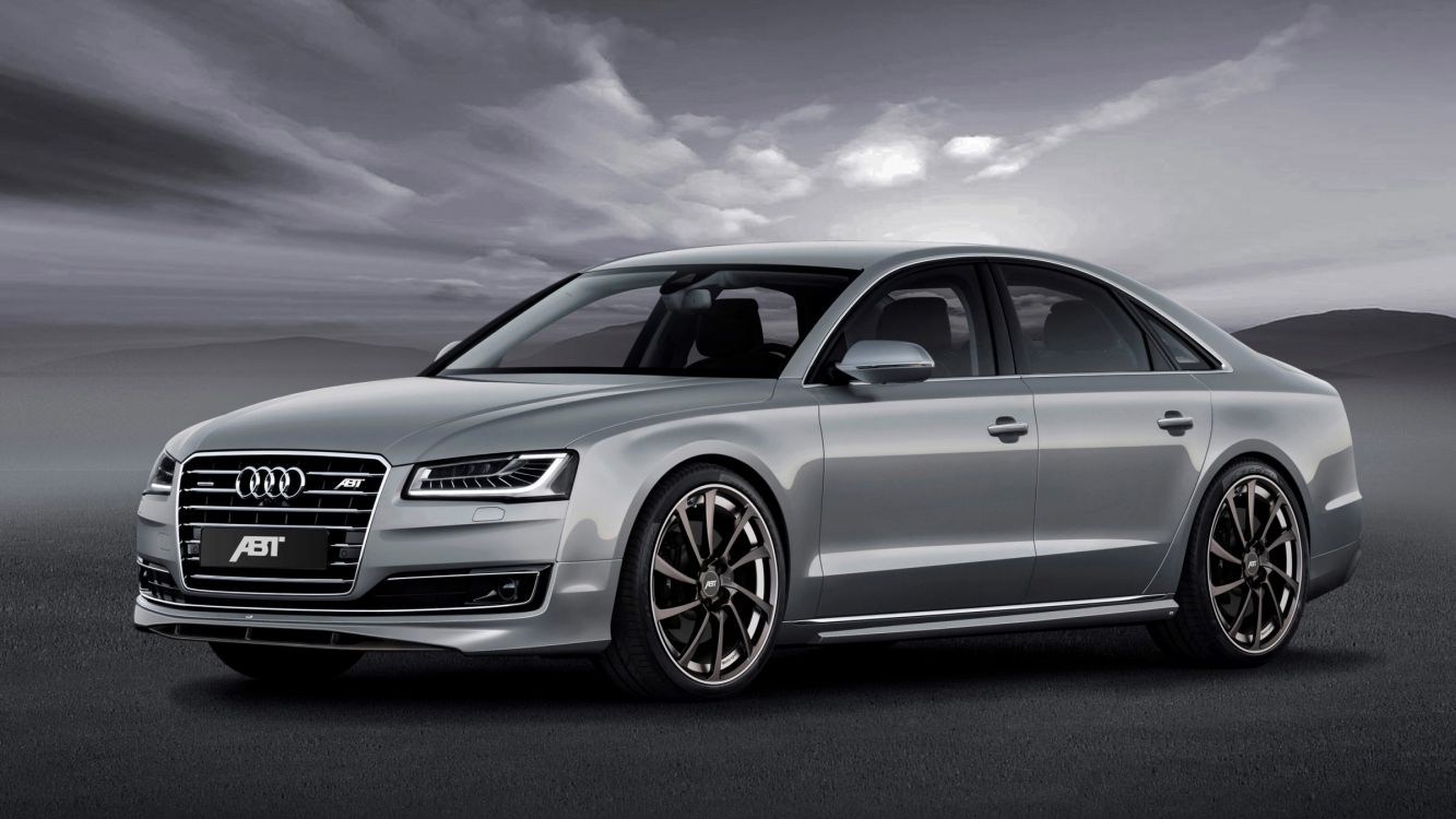 Silber Audi a 4 Limousine. Wallpaper in 2400x1350 Resolution