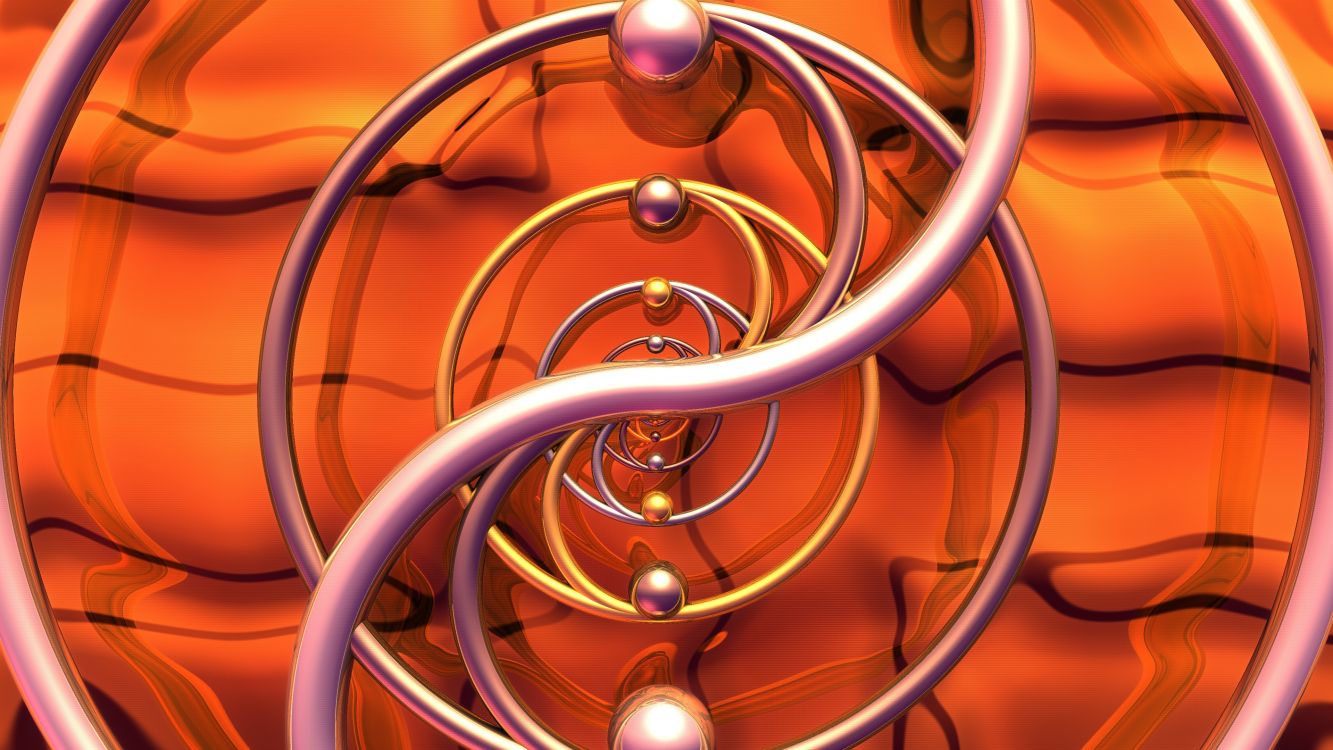 Orange, Fraktale Kunst, Grafik-design, Natur, Holz. Wallpaper in 3840x2160 Resolution